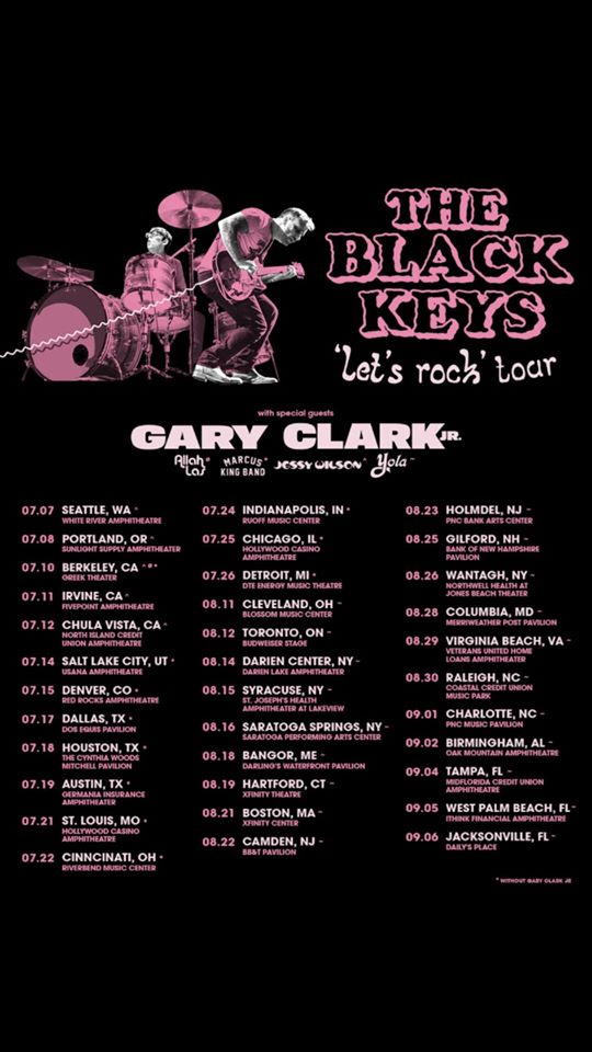 The Black Keys announce tour dates with Gary Clark Jr. and Marcus King